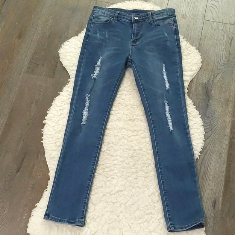 Factory Destroyed Skinny Jeans